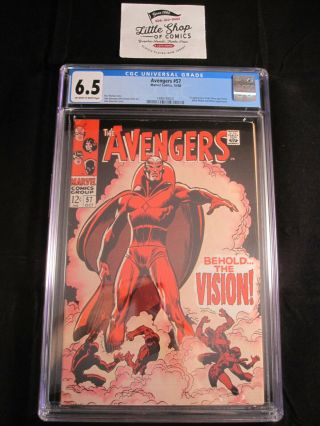 Avengers 57 Cgc 6.  5 1st Silver Age Vision Marvel Comics
