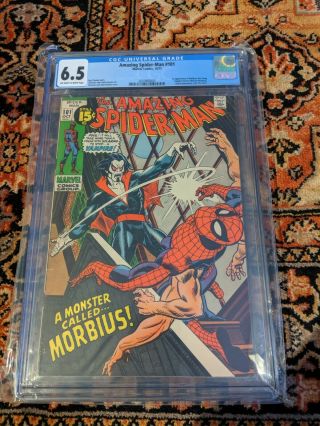 Spiderman 101 Cgc 6.  5 1st Appearance Of Morbius Key Comic