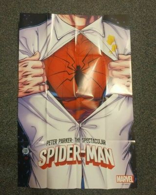 2017 Marvel Comics Spectacular Spider - Man 1,  2,  3,  4,  5,  6 & Promotional Poster 36x24