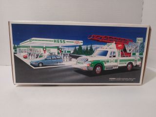 Hess Rescue Truck 1994 With Aerial Ladder Flashing Lights Siren Sounds Nib