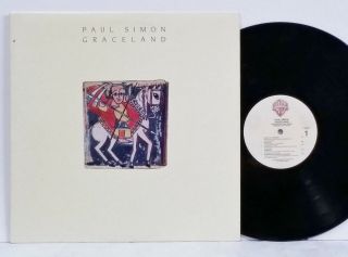 Paul Simon Graceland Vinyl 1986 Dmm Sterling Lp W/lyrics Sleeve