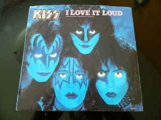 Kiss I Love It Loud Vinyl Single 7 Inch 45 Carr Vincent End Of The Road