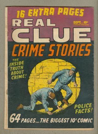 Real Clue Crime Stories Vol.  5 7 1950 Gd,  2.  5