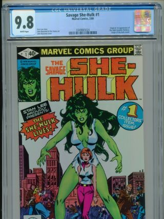 1980 Marvel Savage She - Hulk 1 1st Appearance & Origin Cgc 9.  8 White Box5