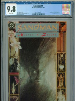 1989 Dc Vertigo Sandman 1 1st Appearance Morpheus Neil Gaiman Cgc 9.  8 Box7