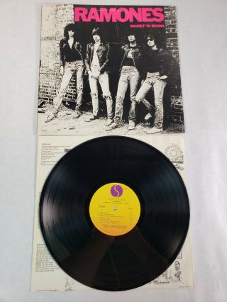 Ramones Rocket To Russia 12 " Vinyl Lp 1977 Sire Sr 6042 Record Vg,  / Nm Vinyl