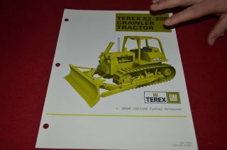 Terex 82 - 20b Crawler Tractor Dozer Dealer 