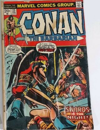 Vintage Conan The Barbarian 23 Barry Windsor Smith 1st Appearance Of Red Sonja
