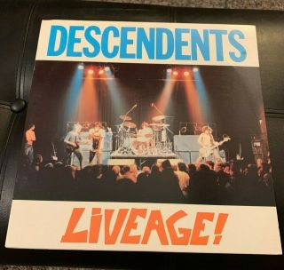 Descendents Liveage Vinyl Lp Sst Records 1987 Album - All