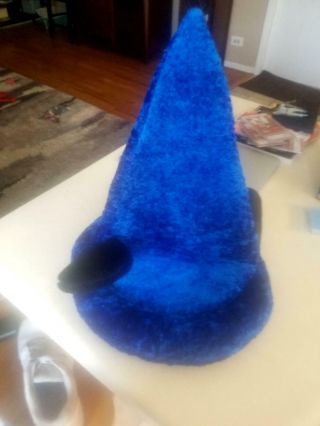 Disney Parks MICKEY MOUSE Wizard SORCERER Fantasia Plush Ears Hat Adult Size 2