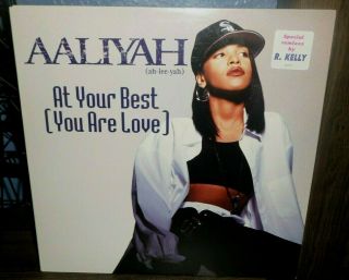 Aaliyah At Your Best Your Love 12 " Promo Record Age Ain 