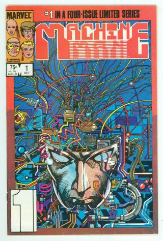 Machine Man 1 - 4 1st App Arno Stark Daughter Tony Stark Marvel 1984 Vf Run