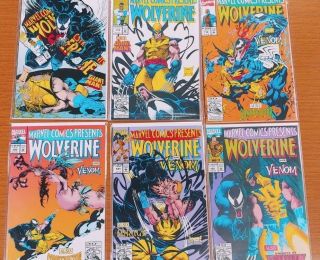 Marvel Comics Presents 117 118 119 120 121 122 Wolverine Vs Venom Complete Kieth