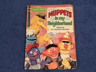 Vintage Sesame Street Muppets In My Neighborhood Children 