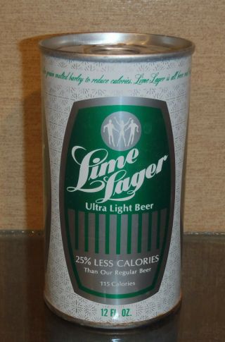 1970s Lime Lager Pull Tab Beer Can Lone Star Brewing San Antonio Texas Ok City