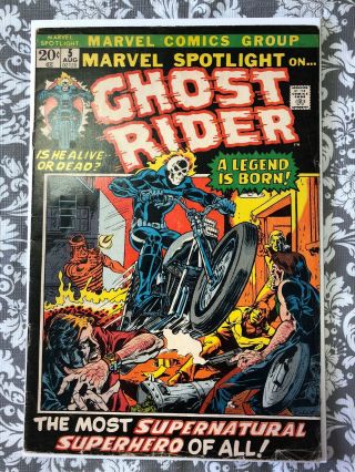 Marvel Spotlight 5 - 1st Appearance & Origin Of Ghost Rider Johnny Blaze