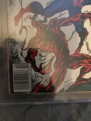 NEWSSTAND Spider - Man 361 CGC 9.  8 MOVIE 1st Appearance of Carnage,  MORE 4