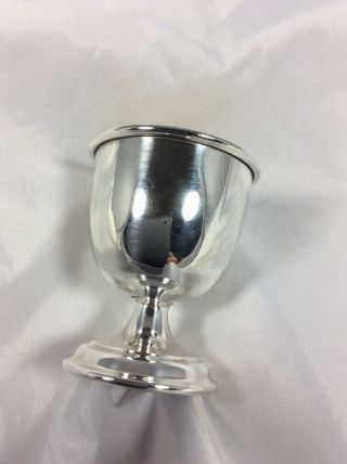 “angora Silver Plate Co Ltd” Hm Sterling Solid Silver/gilt Egg Cup C1956