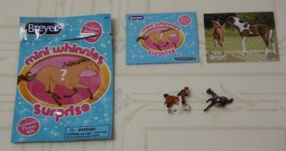 Breyer Mini Whinnies Surprise Blind Bag Foals,  Pansy And Poppy,  Htf