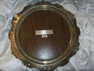 Vintage Baroque By Wallace Silver Plate mirrored Tray. 3