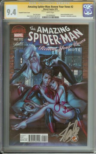 Spider - Man: Renew Your Vows 2 Cgc 9.  4 White Pages Variant