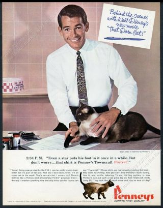 1965 That Darn Cat Movie Siamese Cat Photo Jc Penneys Vintage Print Ad