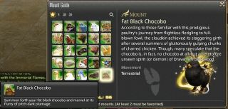 Final Fantasy Xiv 14 Ffxiv Ff14 Fat Black Chocobo Dlc Code