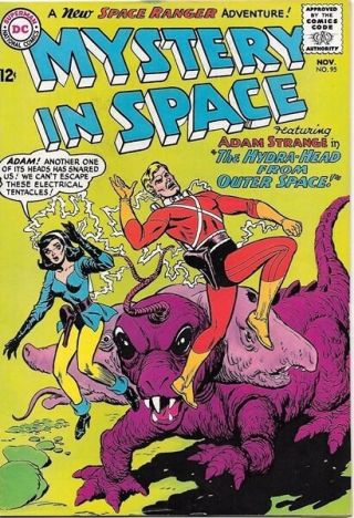 Mystery In Space Comic Book 95,  Dc Comics 1964 Fine,