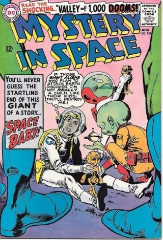 Mystery In Space Comic Book 101,  Dc Comics 1965 Fine,