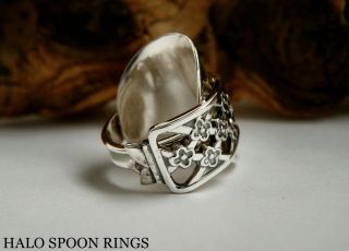 STUNNING SWEDISH SILVER SPOON RING CESON 1949 THE PERFECT GIFT IDEA 6