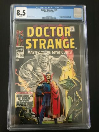 Doctor Strange 169 Cgc 8.  5 First Own Title Origin Dr.  Strange Vf,  White Pages