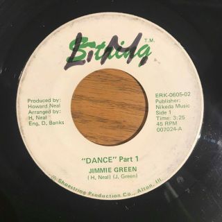 Illinois Modern Soul - Boogie 45 Jimmie Green Dance String Hear