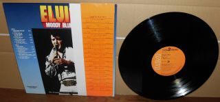 Elvis Presley Moody Blue 1977 RCA RVP - 6224 Japan LP,  2 obis & lyrics insert 2