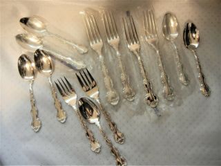 Birks Regency Plate Louis De France Thirteen 13 Spoons & Forks