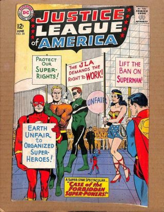 Justice League Of America 28 - Wonderwoman Flash Green Lantern Dc Comics
