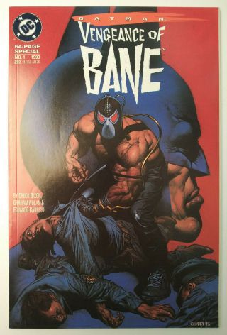 Batman Vengeance Of Bane 1 Nm 9.  2 9.  4 White 1st Appearance & Origin 1st Print
