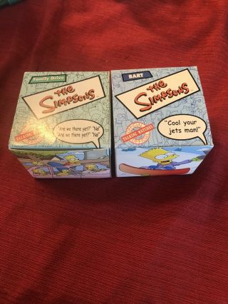 The Simpsons Official Talking Watch 2002 Burger King Set Of 2