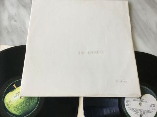 The Beatles - White Album Uk 3rd Pressing 1968 Vinyl Lp Record Low 6 Figure No.