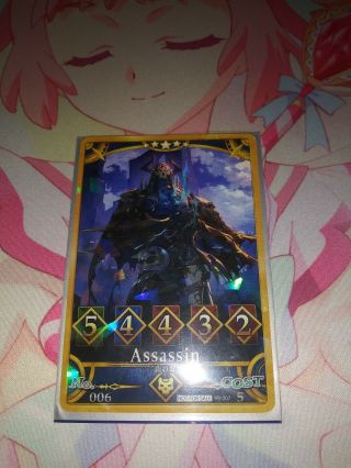 Anime Expo Ax 19 2019 Fate/grand Order Duel Hassan Holographic Card 5 Star Shiny