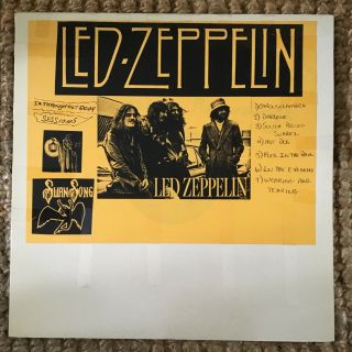 Led Zeppelin “in Through The Out - Take” Rare Rehearsal Recordings Lp Not Tmoq