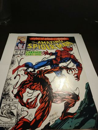 The Spider - Man 361 (apr 1992,  Marvel) 1st Full Carnage