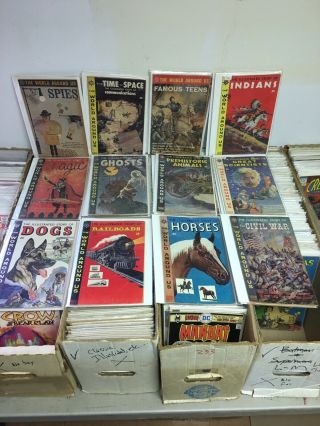 32 THE ILLUSTRATED STORY OF FLIGHT SPACE Army Navy And More VINTAGE COMIC BOOKS 2