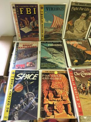 32 THE ILLUSTRATED STORY OF FLIGHT SPACE Army Navy And More VINTAGE COMIC BOOKS 5