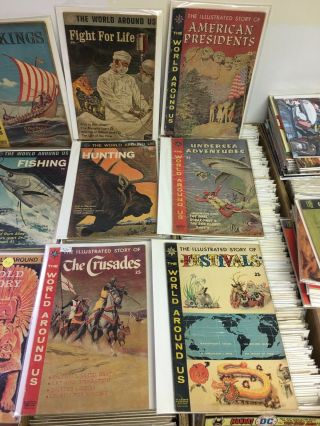 32 THE ILLUSTRATED STORY OF FLIGHT SPACE Army Navy And More VINTAGE COMIC BOOKS 6