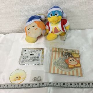 Nintendo Kirby Plush Doll Mascot Strap Acrylic Charm Japan Anime Game A29