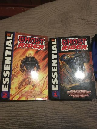 Marvel Comics Essential Ghost Rider Vol 1 And Vol 2 Paperback
