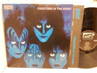 Kiss - Creatures Of The Night 1982 1p Kiss Labels Sterling Vinyl Lp Nm