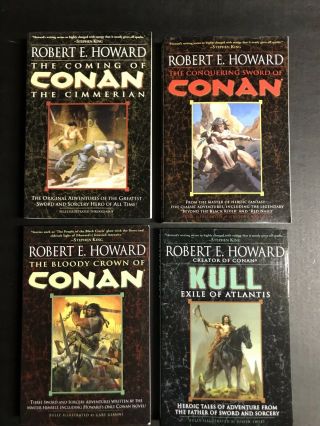 (4) Conan Books By Howard,  Robert E.