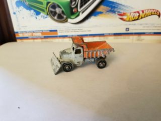 Vintage Matchbox Car Plow Truck Made In England Please