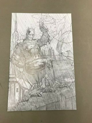 Justice League 1 Jim Lee Pencils Only Virgin Variant 1:500 Snyder Cheung Dc